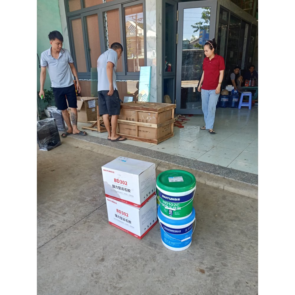 Keo Baiyun dán đá lưu hóa nhanh BD302