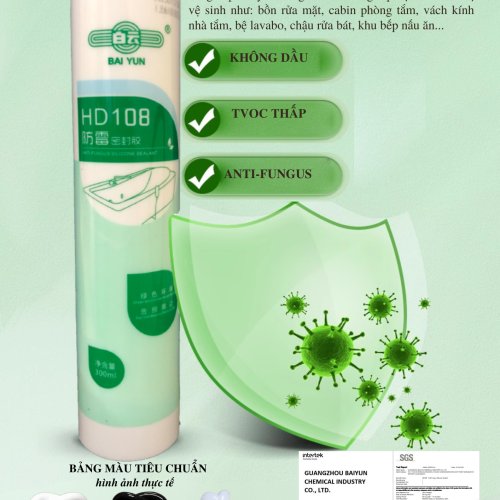 Keo chống mốc Baiyun HD 108