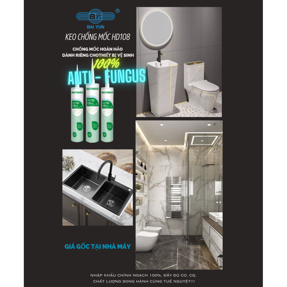 Keo chống mốc Baiyun HD 108